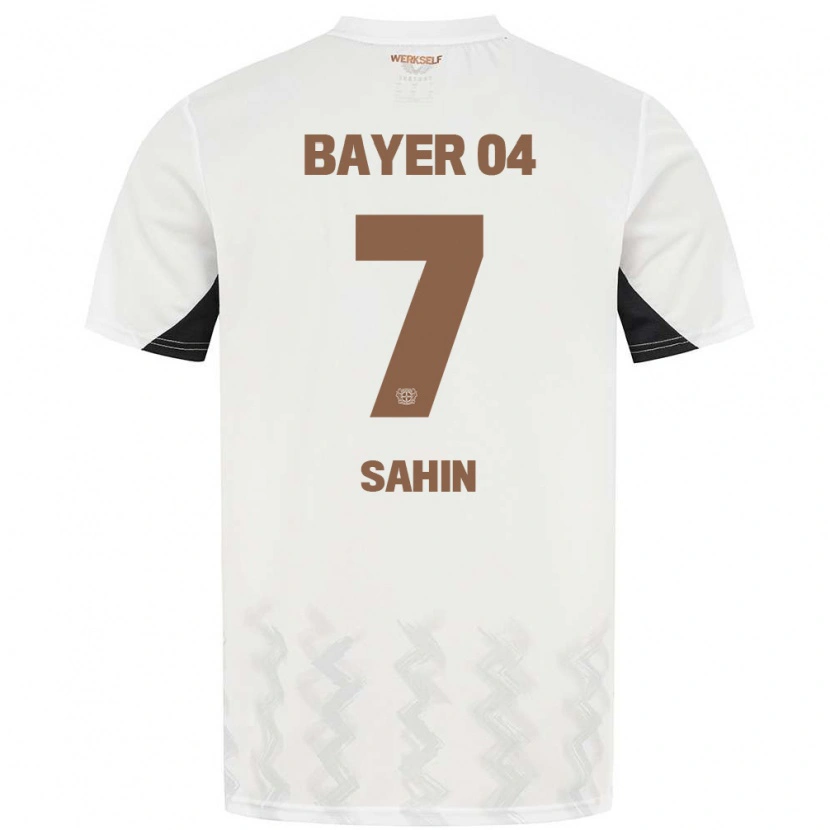 Danxen Kinder Batuhan Sahin #7 Weiß Schwarz Auswärtstrikot Trikot 2024/25 T-Shirt Schweiz