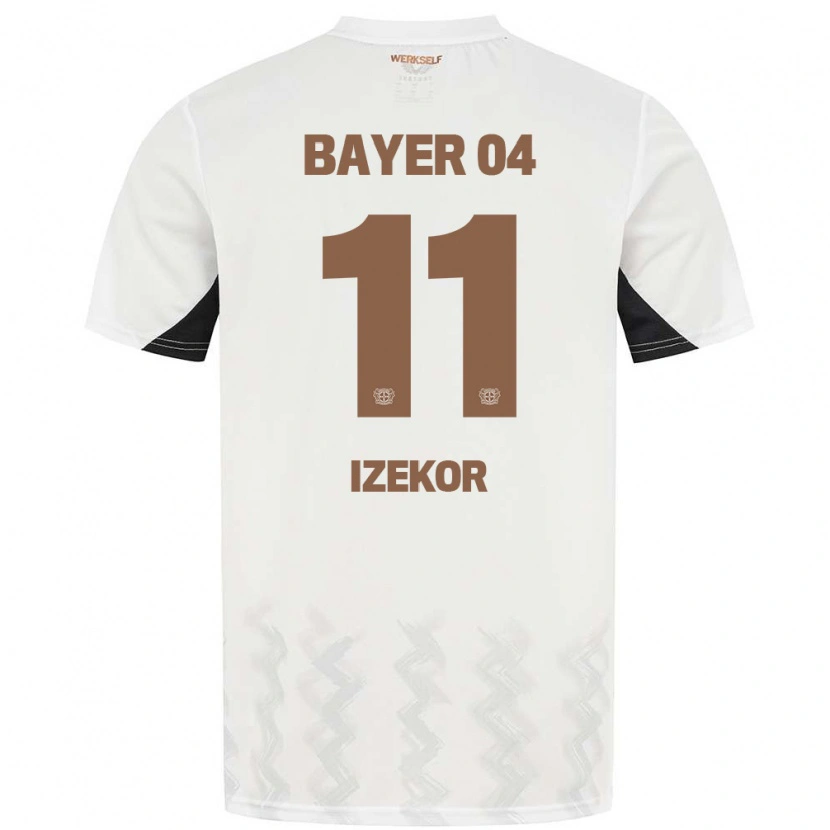 Danxen Kinder Ken Izekor #11 Weiß Schwarz Auswärtstrikot Trikot 2024/25 T-Shirt Schweiz