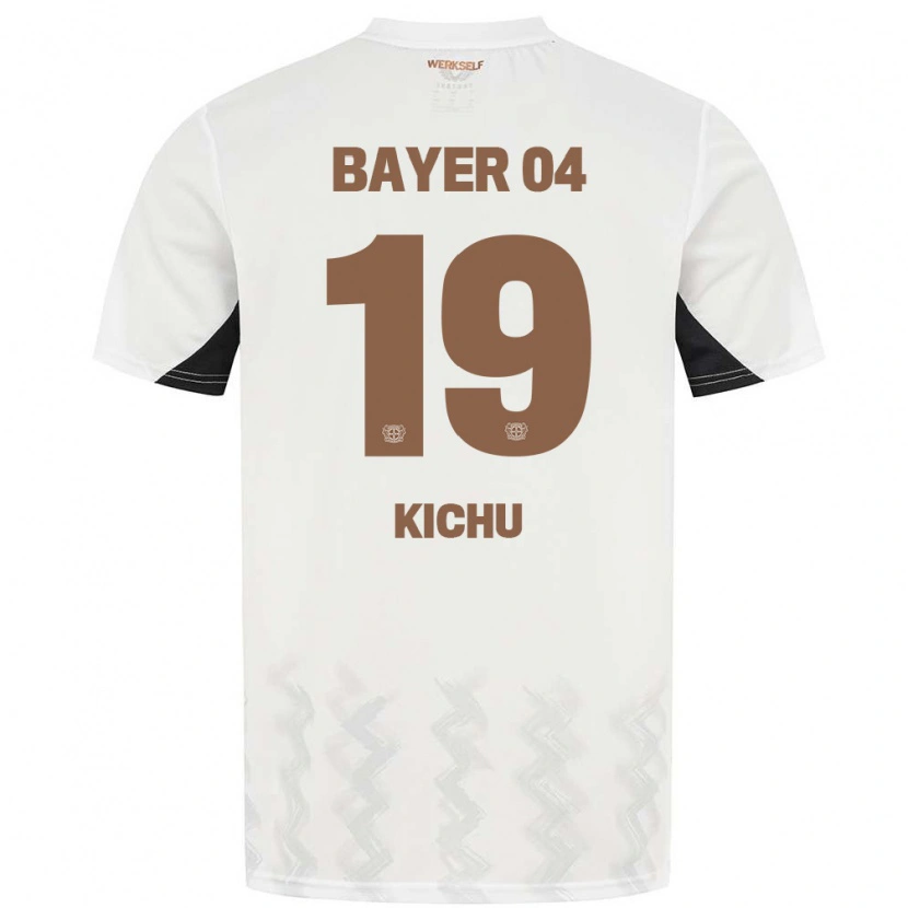 Danxen Kinder Yassin Kichu #19 Weiß Schwarz Auswärtstrikot Trikot 2024/25 T-Shirt Schweiz