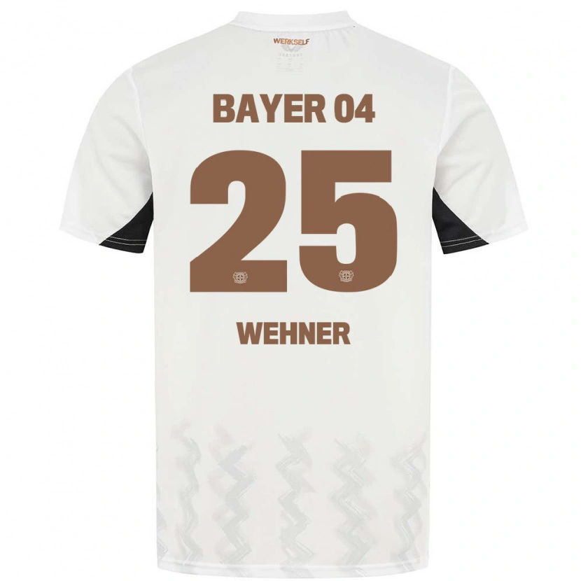 Danxen Kinder Luca Wehner #25 Weiß Schwarz Auswärtstrikot Trikot 2024/25 T-Shirt Schweiz