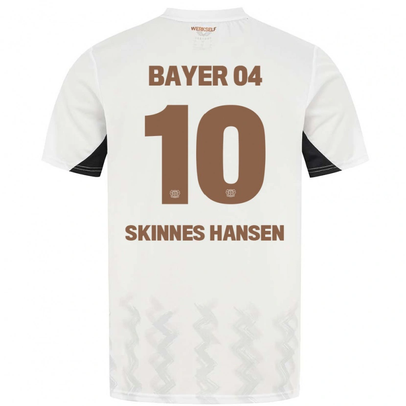 Danxen Kinder Synne Skinnes Hansen #10 Weiß Schwarz Auswärtstrikot Trikot 2024/25 T-Shirt Schweiz