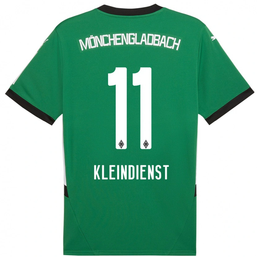 Danxen Kinder Tim Kleindienst #11 Grün Weiß Auswärtstrikot Trikot 2024/25 T-Shirt Schweiz