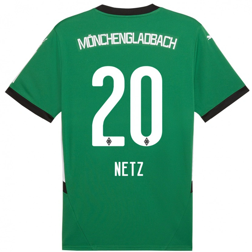 Danxen Kinder Luca Netz #20 Grün Weiß Auswärtstrikot Trikot 2024/25 T-Shirt Schweiz