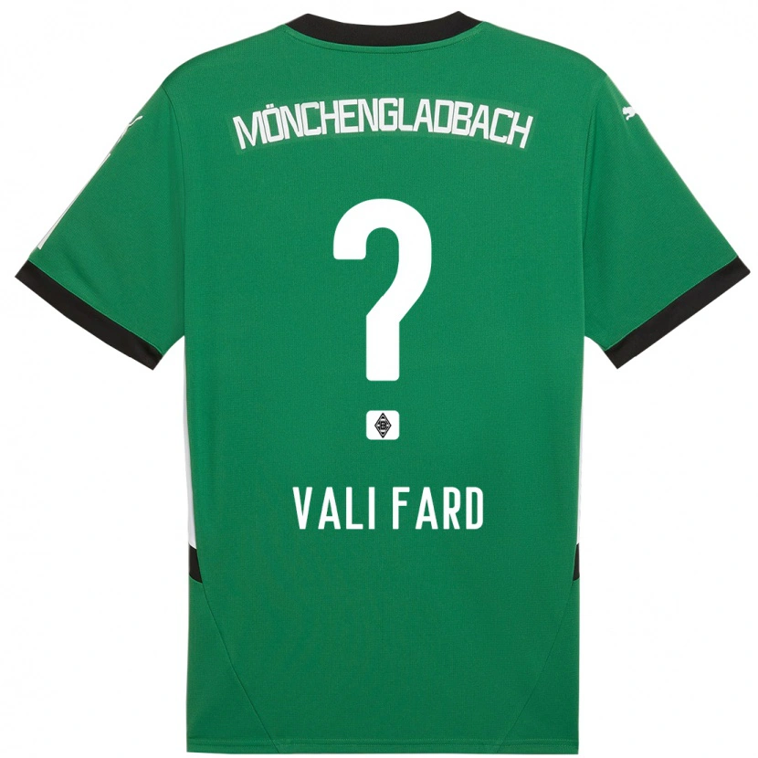 Danxen Kinder Elias Vali Fard #0 Grün Weiß Auswärtstrikot Trikot 2024/25 T-Shirt Schweiz