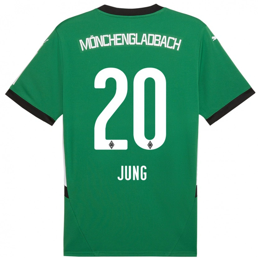 Danxen Kinder In-Gyom Jung #20 Grün Weiß Auswärtstrikot Trikot 2024/25 T-Shirt Schweiz