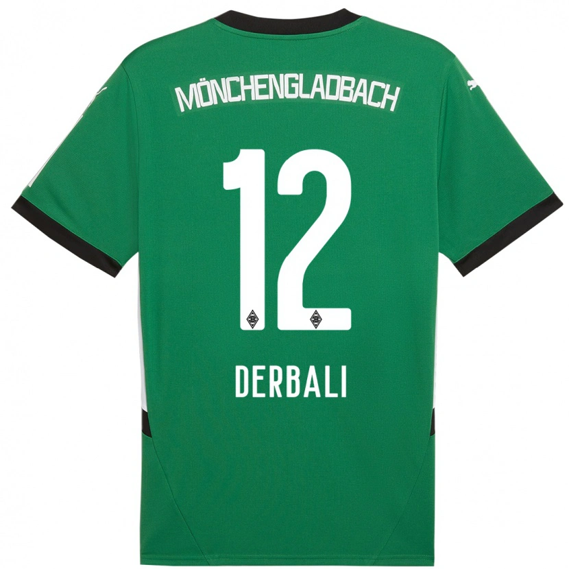 Danxen Kinder Louisa Derbali #12 Grün Weiß Auswärtstrikot Trikot 2024/25 T-Shirt Schweiz