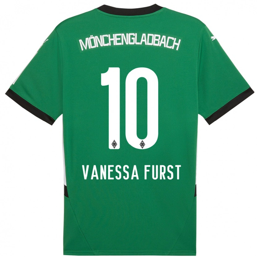 Danxen Kinder Vanessa Fürst #10 Grün Weiß Auswärtstrikot Trikot 2024/25 T-Shirt Schweiz