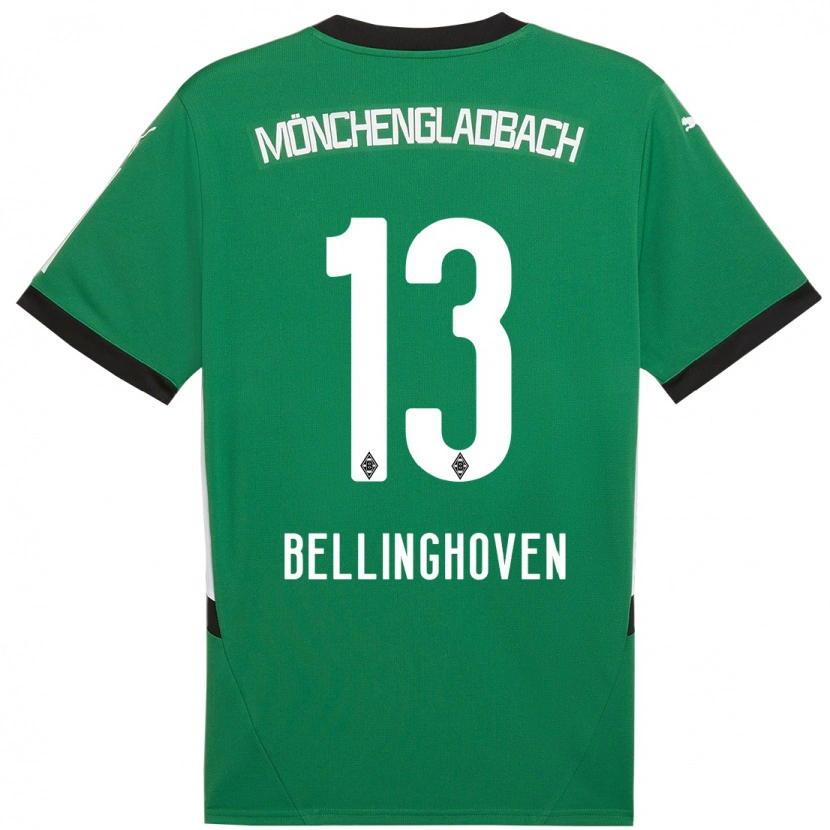 Danxen Kinder Christina Bellinghoven #13 Grün Weiß Auswärtstrikot Trikot 2024/25 T-Shirt Schweiz