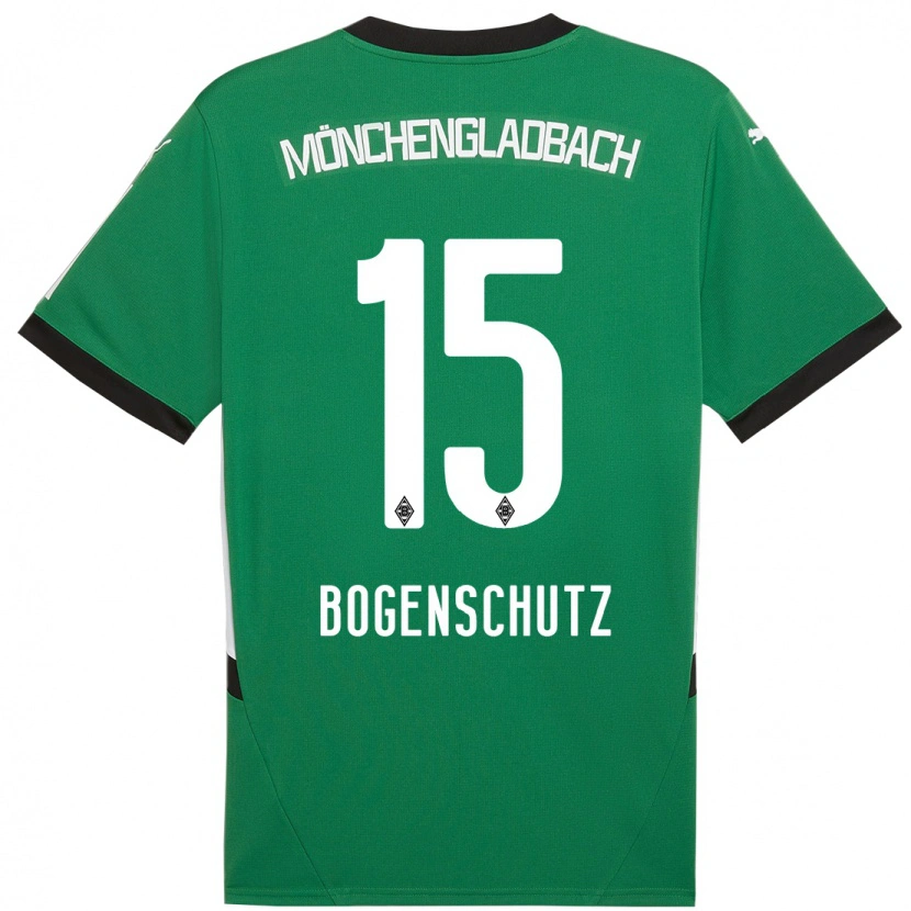 Danxen Kinder Kerstin Bogenschutz #15 Grün Weiß Auswärtstrikot Trikot 2024/25 T-Shirt Schweiz