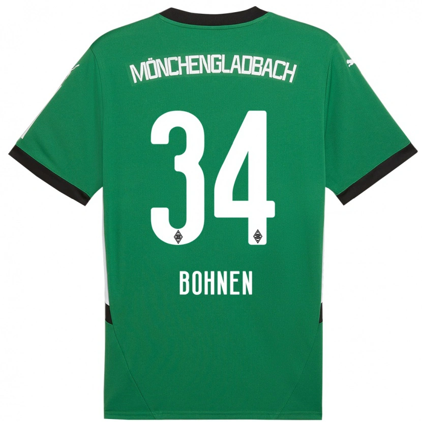 Danxen Kinder Bohnen #34 Grün Weiß Auswärtstrikot Trikot 2024/25 T-Shirt Schweiz