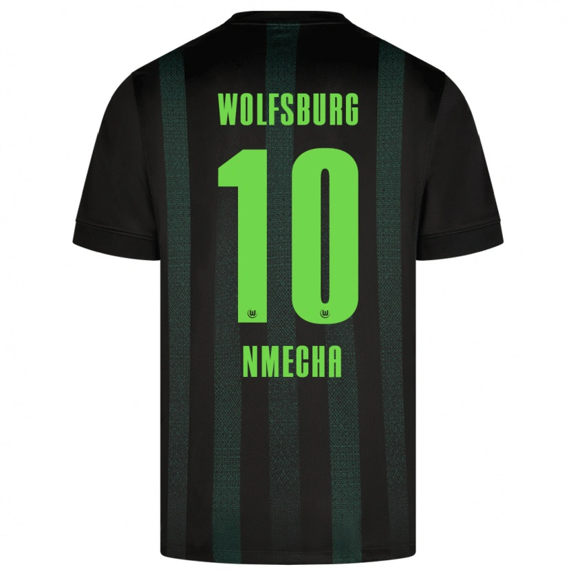 Danxen Kinder Lukas Nmecha #10 Dunkelgrün Auswärtstrikot Trikot 2024/25 T-Shirt Schweiz