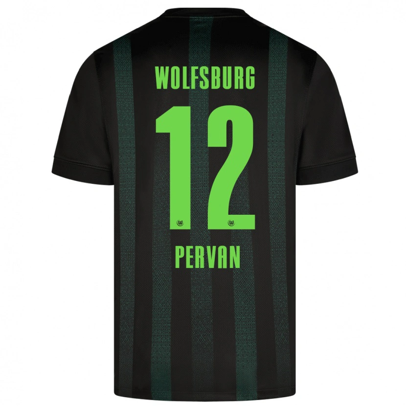 Danxen Kinder Pavao Pervan #12 Dunkelgrün Auswärtstrikot Trikot 2024/25 T-Shirt Schweiz