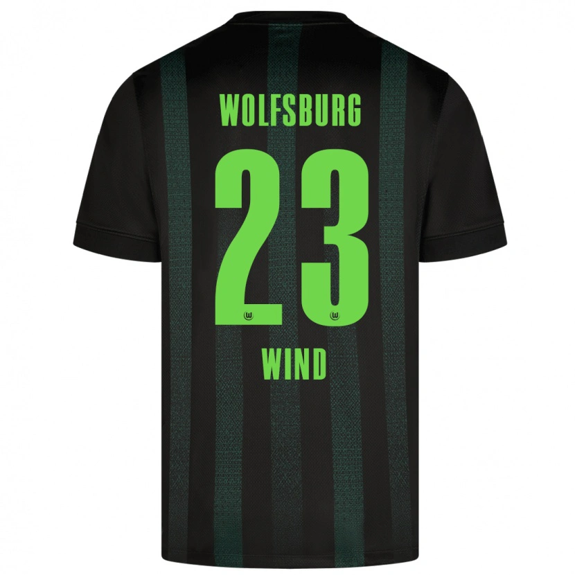 Danxen Kinder Jonas Wind #23 Dunkelgrün Auswärtstrikot Trikot 2024/25 T-Shirt Schweiz