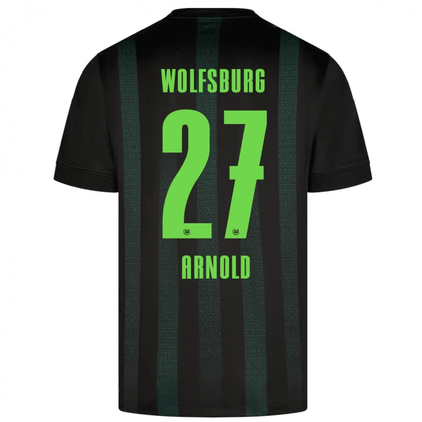 Danxen Kinder Maximilian Arnold #27 Dunkelgrün Auswärtstrikot Trikot 2024/25 T-Shirt Schweiz