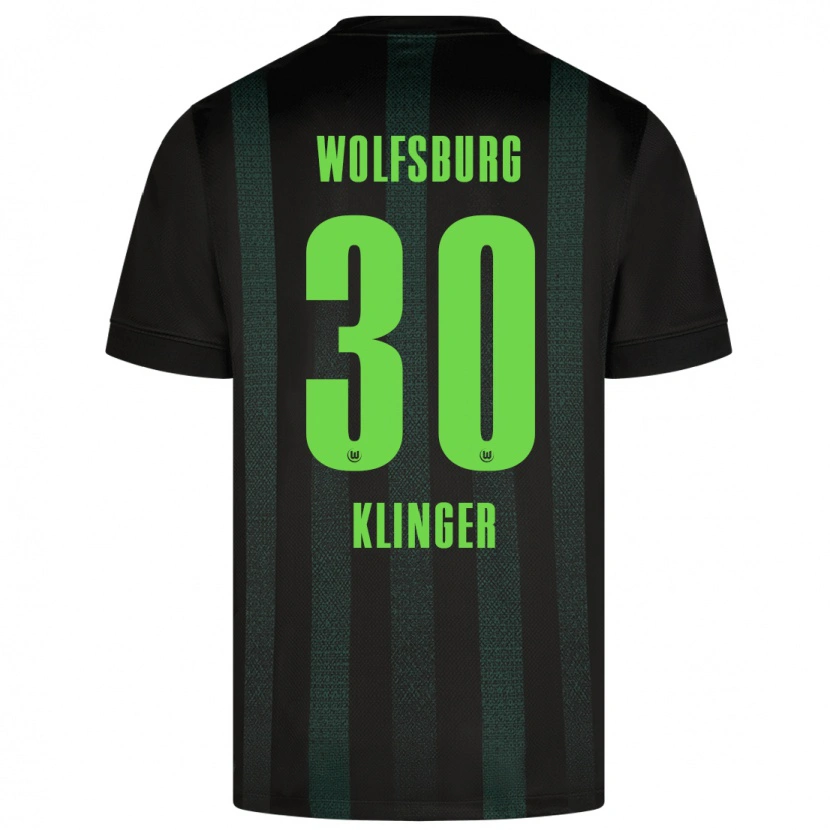 Danxen Kinder Niklas Klinger #30 Dunkelgrün Auswärtstrikot Trikot 2024/25 T-Shirt Schweiz