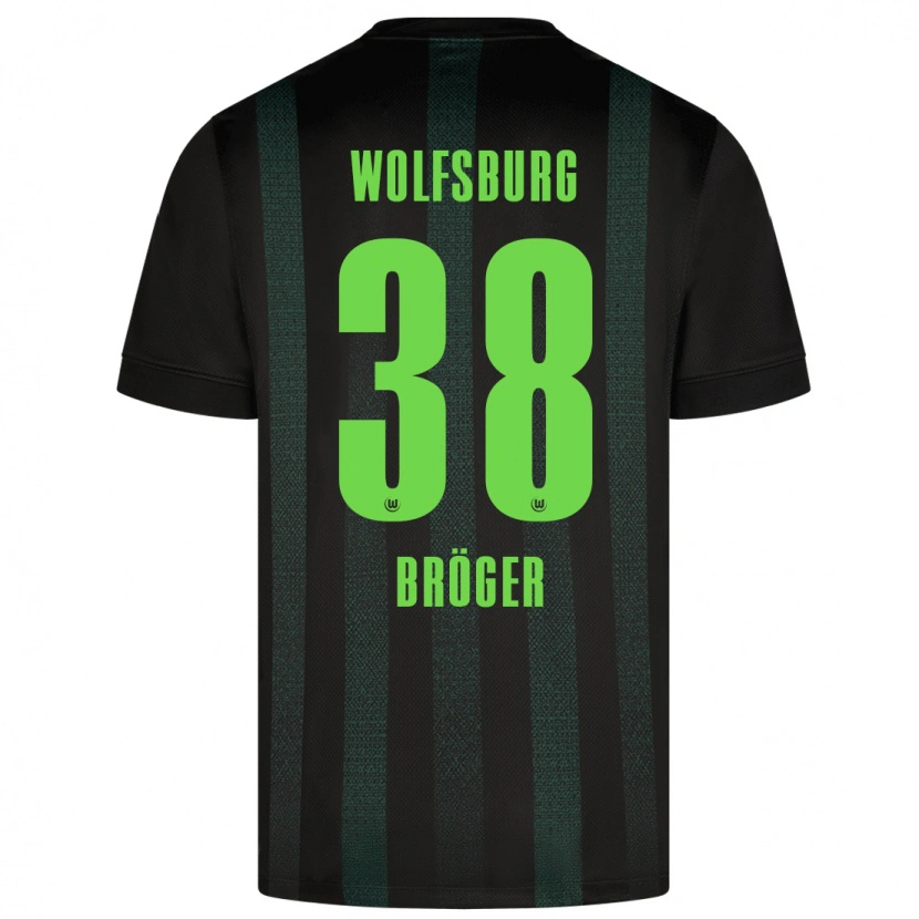 Danxen Kinder Bennit Bröger #38 Dunkelgrün Auswärtstrikot Trikot 2024/25 T-Shirt Schweiz