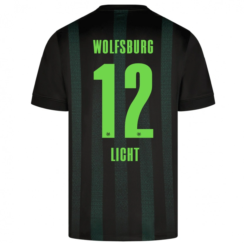 Danxen Kinder Philipp Licht #12 Dunkelgrün Auswärtstrikot Trikot 2024/25 T-Shirt Schweiz