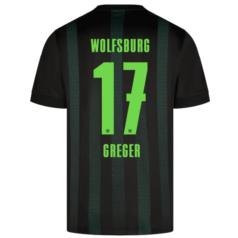 Danxen Kinder Max Greger #17 Dunkelgrün Auswärtstrikot Trikot 2024/25 T-Shirt Schweiz