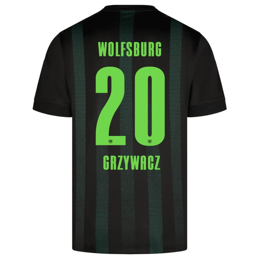 Danxen Kinder Eryk Grzywacz #20 Dunkelgrün Auswärtstrikot Trikot 2024/25 T-Shirt Schweiz