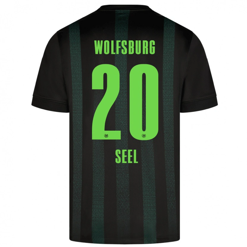 Danxen Kinder William Seel #20 Dunkelgrün Auswärtstrikot Trikot 2024/25 T-Shirt Schweiz