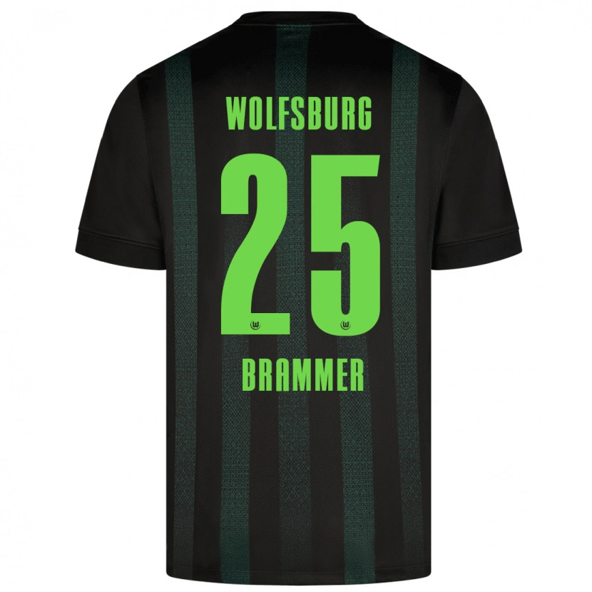 Danxen Kinder Ole Brammer #25 Dunkelgrün Auswärtstrikot Trikot 2024/25 T-Shirt Schweiz