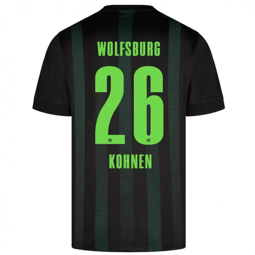 Danxen Kinder Ben Kohnen #26 Dunkelgrün Auswärtstrikot Trikot 2024/25 T-Shirt Schweiz