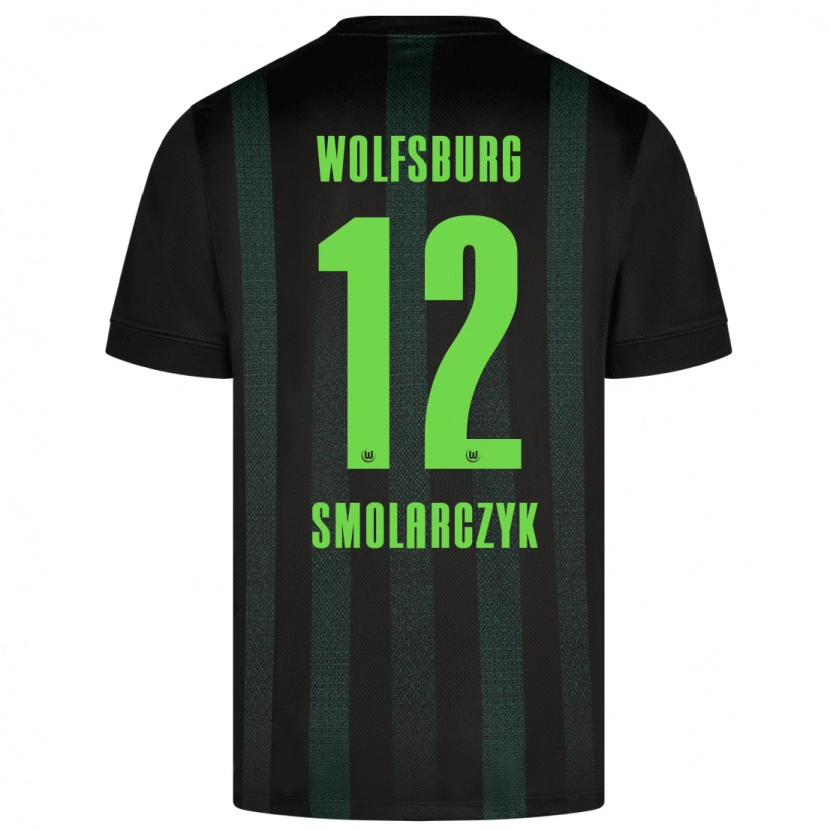 Danxen Kinder Nelly Smolarczyk #12 Dunkelgrün Auswärtstrikot Trikot 2024/25 T-Shirt Schweiz