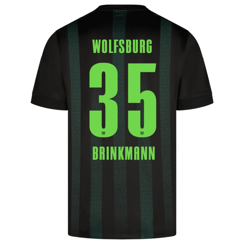 Danxen Kinder Karla Brinkmann #35 Dunkelgrün Auswärtstrikot Trikot 2024/25 T-Shirt Schweiz