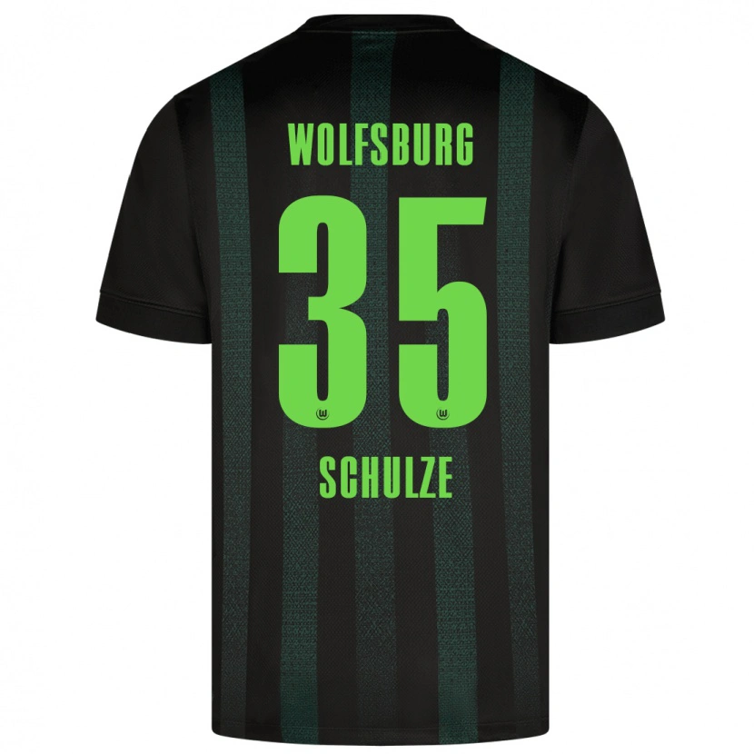 Danxen Kinder Philipp Schulze #35 Dunkelgrün Auswärtstrikot Trikot 2024/25 T-Shirt Schweiz