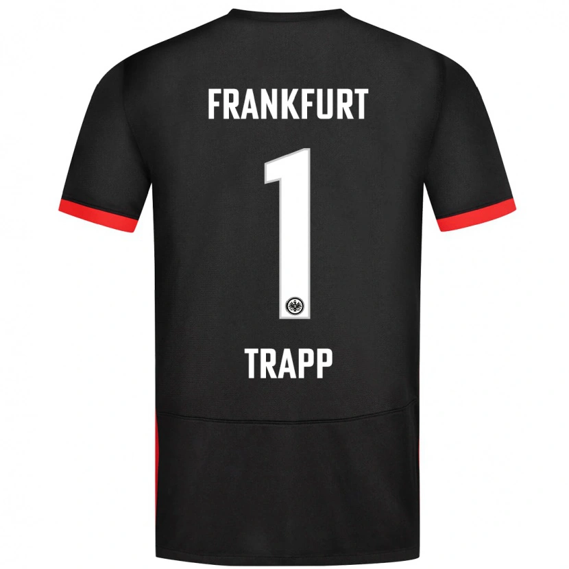 Danxen Kinder Kevin Trapp #1 Schwarz Auswärtstrikot Trikot 2024/25 T-Shirt Schweiz