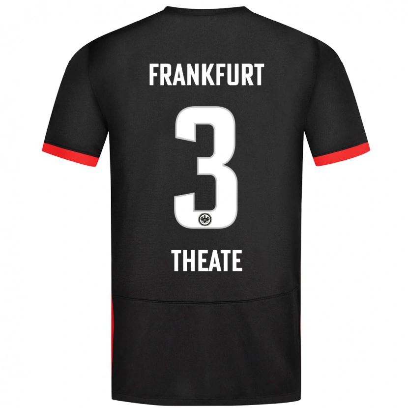 Danxen Kinder Arthur Theate #3 Schwarz Auswärtstrikot Trikot 2024/25 T-Shirt Schweiz