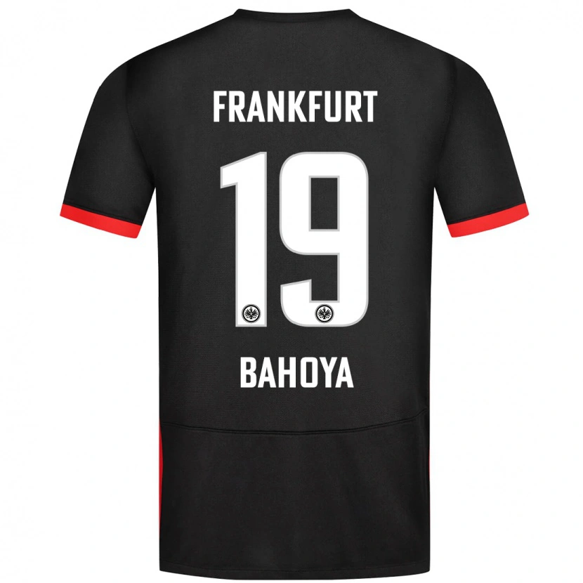 Danxen Kinder Jean-Mattéo Bahoya #19 Schwarz Auswärtstrikot Trikot 2024/25 T-Shirt Schweiz