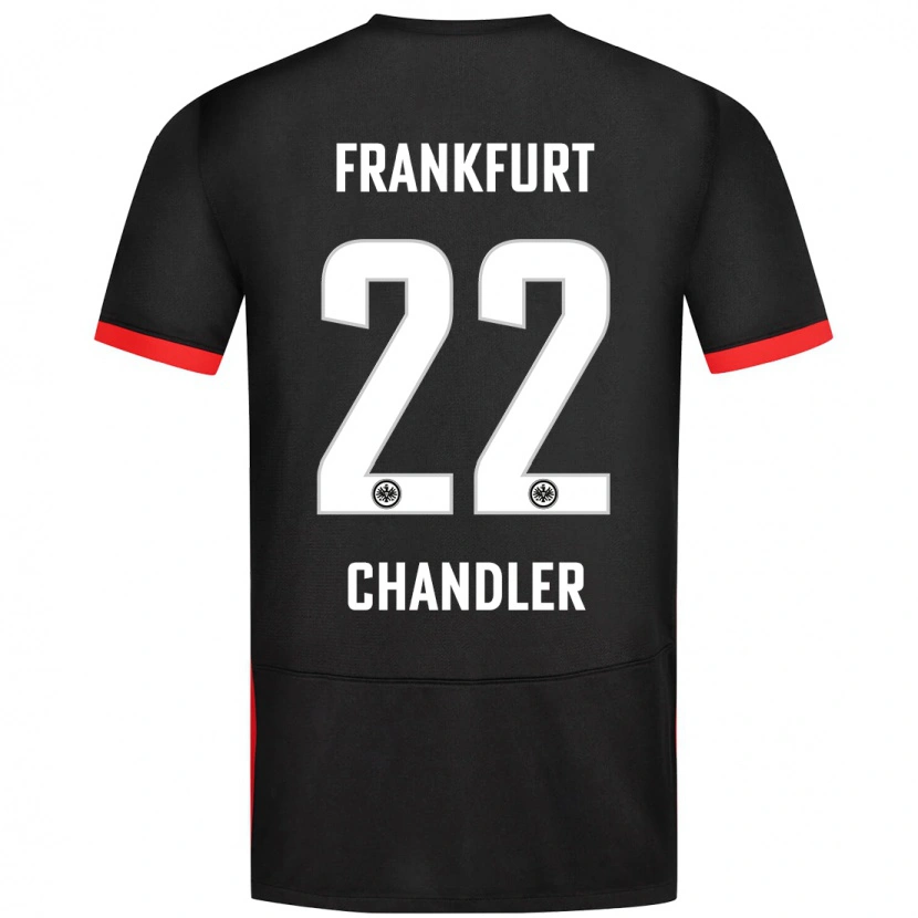 Danxen Kinder Timothy Chandler #22 Schwarz Auswärtstrikot Trikot 2024/25 T-Shirt Schweiz