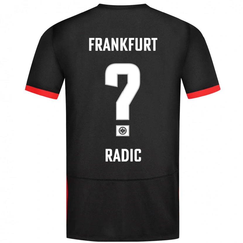 Danxen Kinder Luka Radic #0 Schwarz Auswärtstrikot Trikot 2024/25 T-Shirt Schweiz