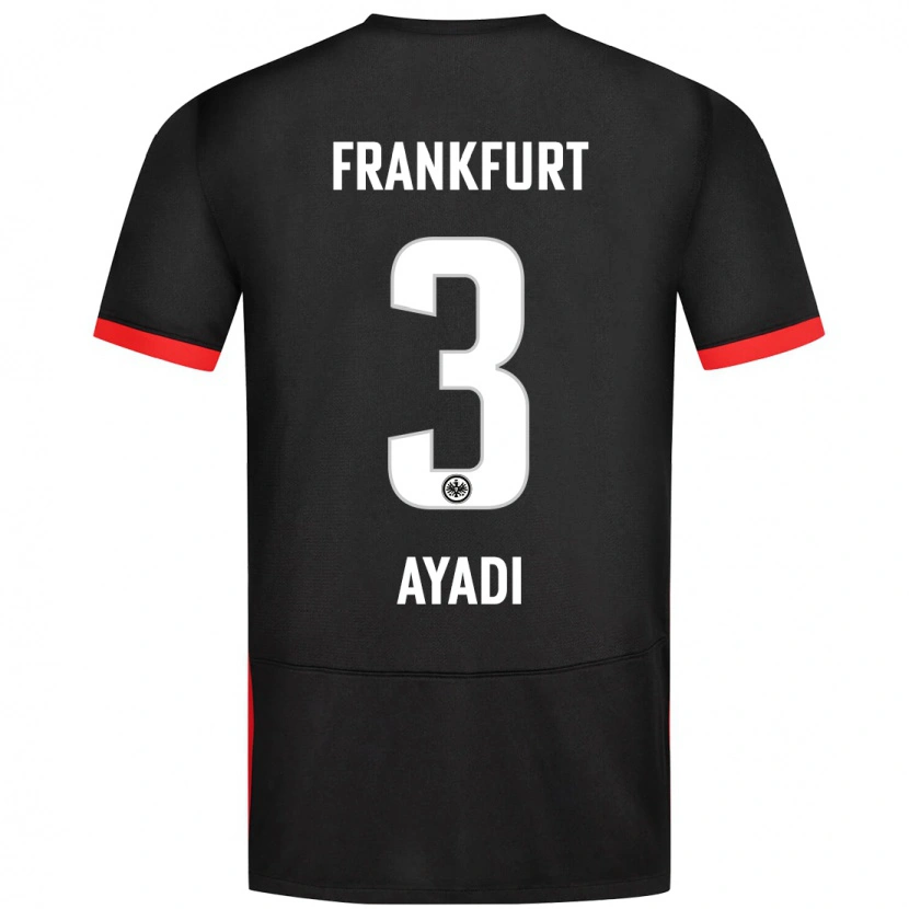 Danxen Kinder Akram Ayadi #3 Schwarz Auswärtstrikot Trikot 2024/25 T-Shirt Schweiz