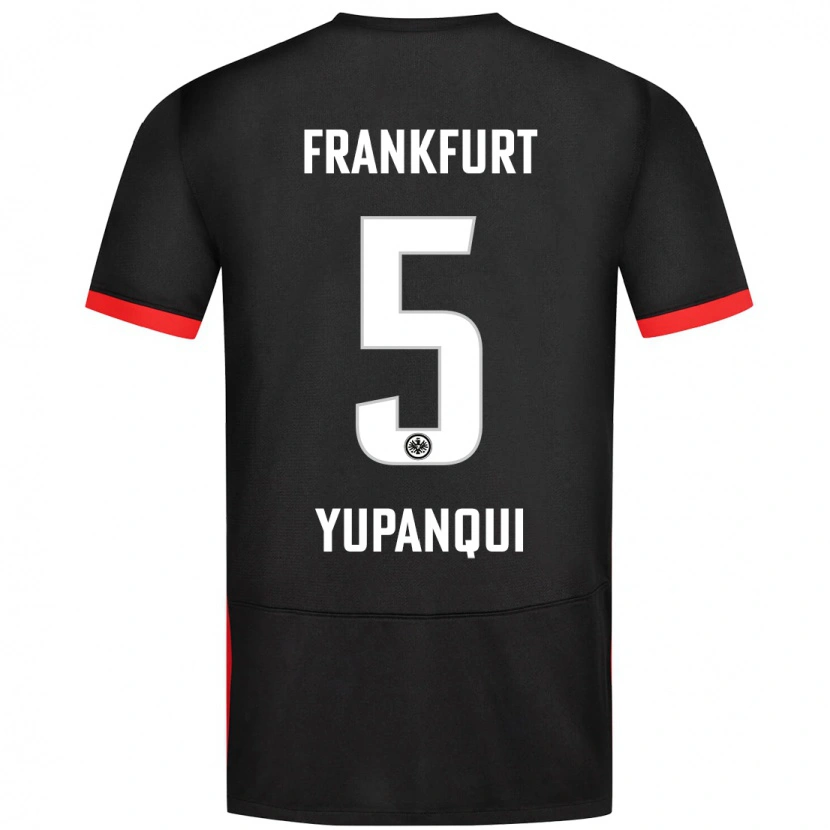 Danxen Kinder Philipp Eisele Yupanqui #5 Schwarz Auswärtstrikot Trikot 2024/25 T-Shirt Schweiz