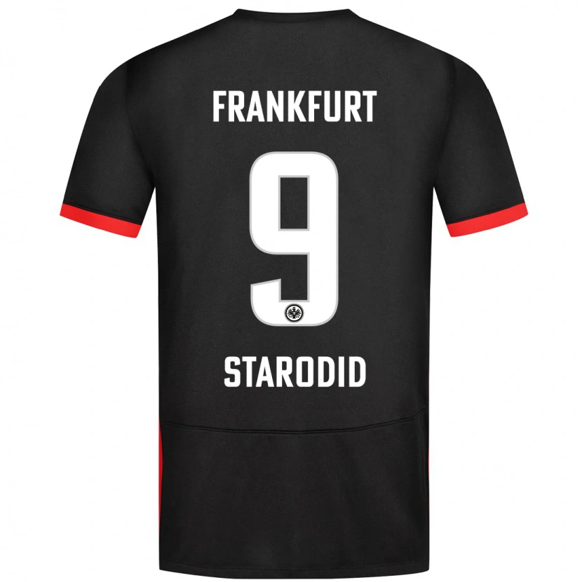 Danxen Kinder Daniel Starodid #9 Schwarz Auswärtstrikot Trikot 2024/25 T-Shirt Schweiz