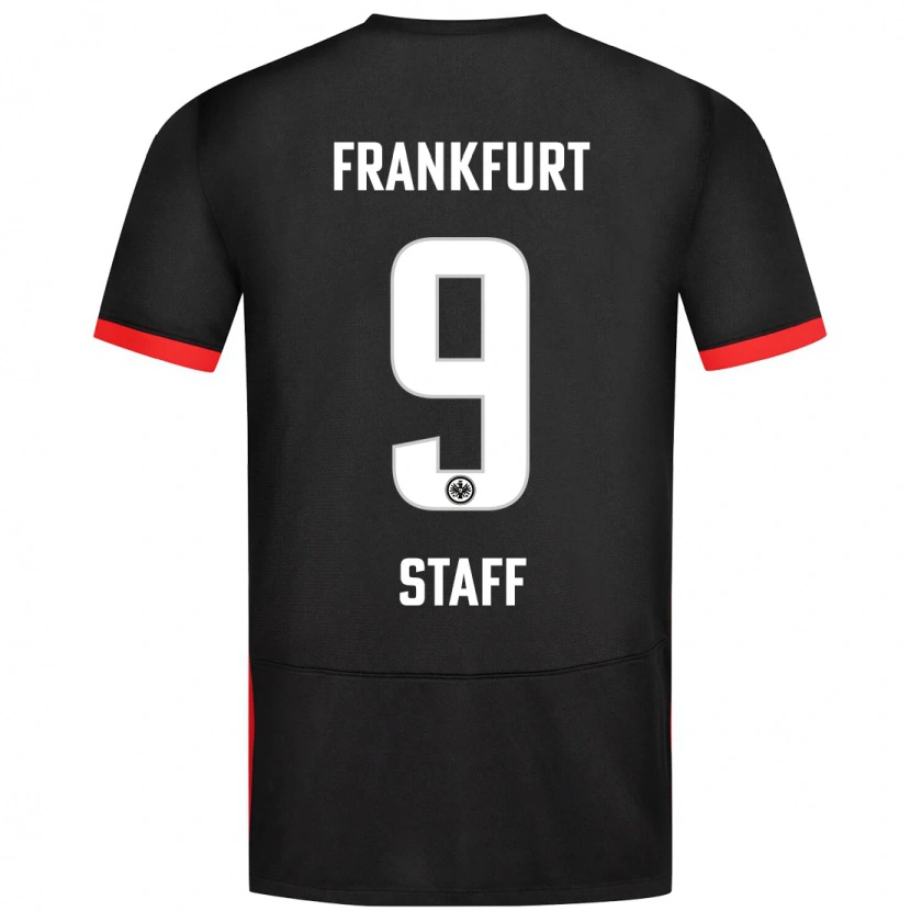 Danxen Kinder Alexander Staff #9 Schwarz Auswärtstrikot Trikot 2024/25 T-Shirt Schweiz