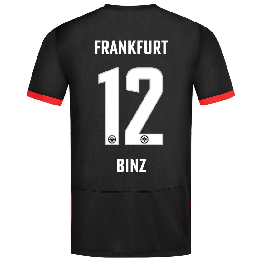 Danxen Kinder Sam Binz #12 Schwarz Auswärtstrikot Trikot 2024/25 T-Shirt Schweiz