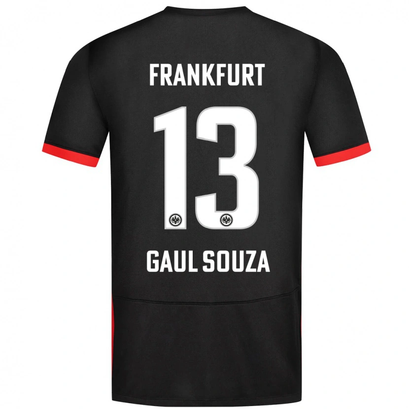 Danxen Kinder Alessandro Gaul Souza #13 Schwarz Auswärtstrikot Trikot 2024/25 T-Shirt Schweiz