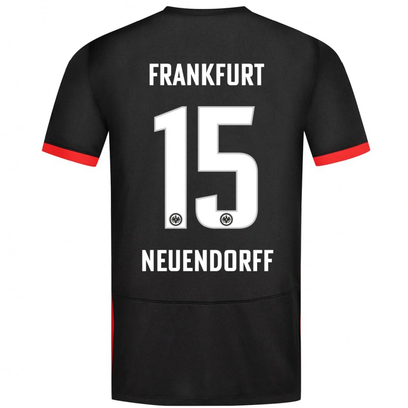 Danxen Kinder Nilo Neuendorff #15 Schwarz Auswärtstrikot Trikot 2024/25 T-Shirt Schweiz