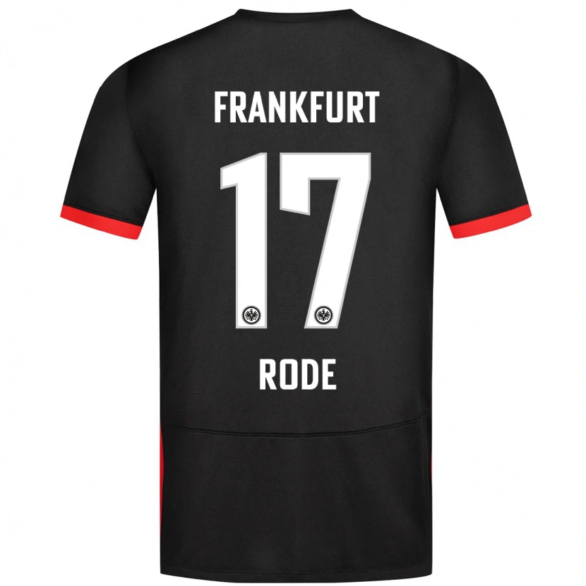 Danxen Kinder Sebastian Rode #17 Schwarz Auswärtstrikot Trikot 2024/25 T-Shirt Schweiz