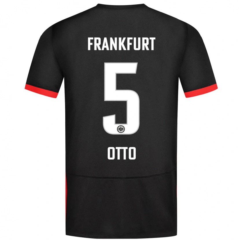 Danxen Kinder Fynn Otto #5 Schwarz Auswärtstrikot Trikot 2024/25 T-Shirt Schweiz