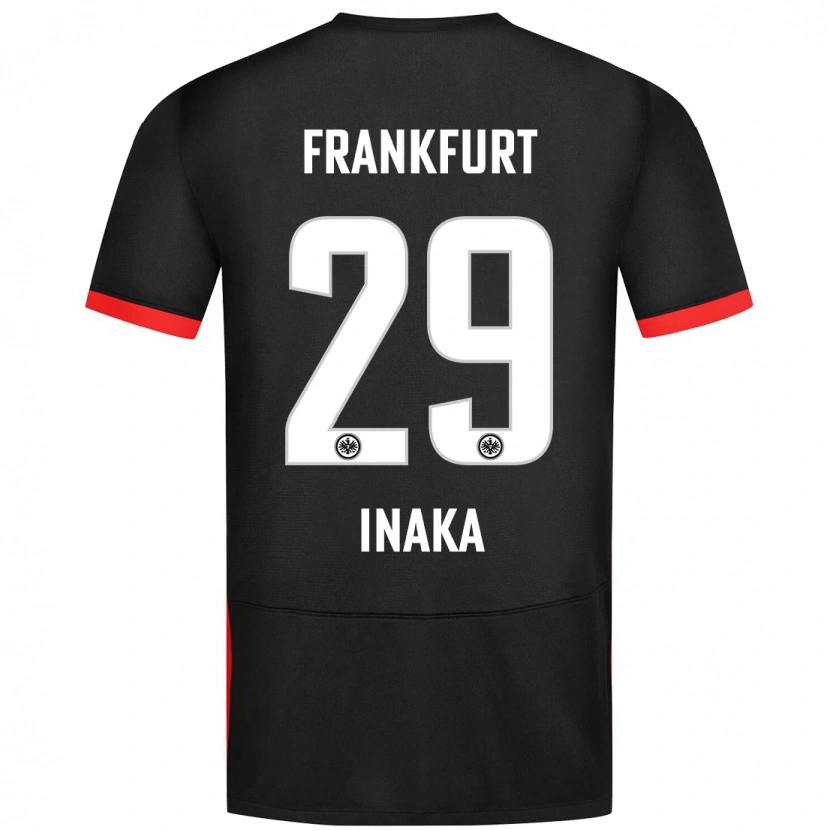 Danxen Kinder Arthur Inaka #29 Schwarz Auswärtstrikot Trikot 2024/25 T-Shirt Schweiz