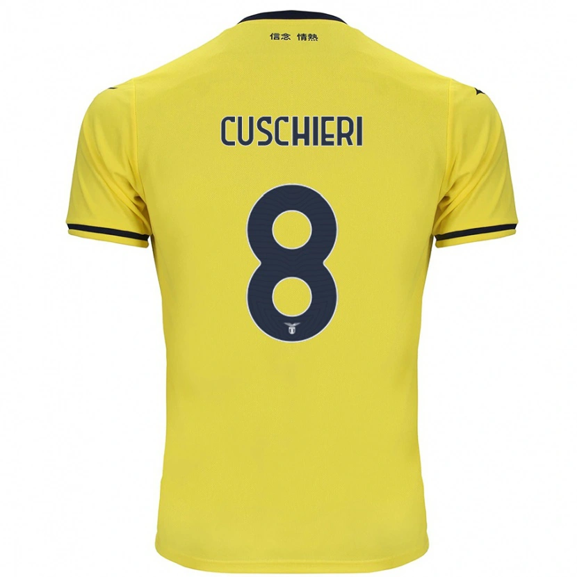 Danxen Kinder Rachel Cuschieri #8 Gelb Auswärtstrikot Trikot 2024/25 T-Shirt Schweiz