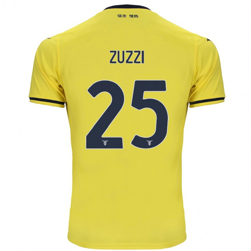 Danxen Kinder Giorgia Zuzzi #25 Gelb Auswärtstrikot Trikot 2024/25 T-Shirt Schweiz