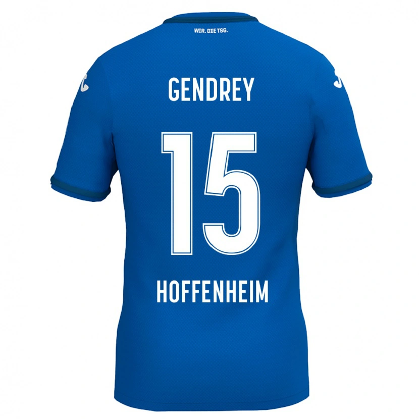 Danxen Kinder Valentin Gendrey #15 Gelb Rot Heimtrikot Trikot 2024/25 T-Shirt Schweiz