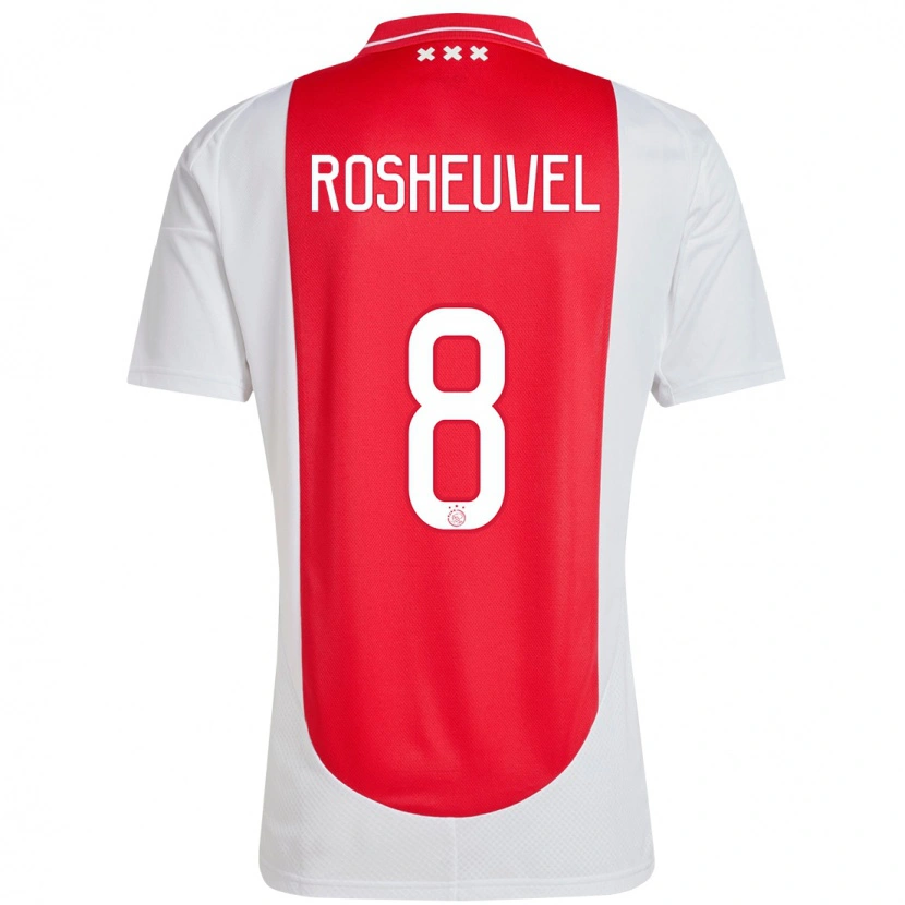 Danxen Herren Darren Rosheuvel #8 Rot Weiß Heimtrikot Trikot 2024/25 T-Shirt Schweiz