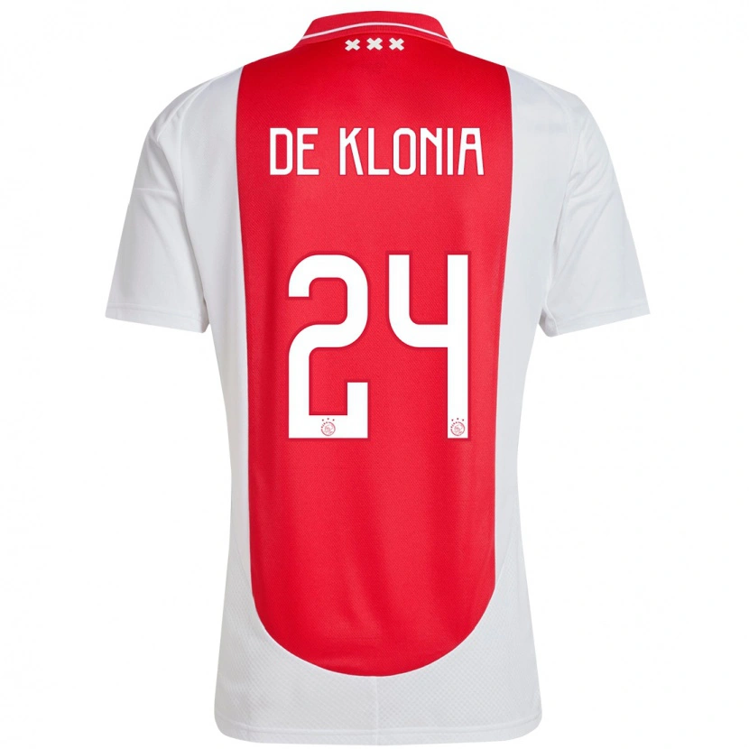 Danxen Herren Daliyah De Klonia #24 Rot Weiß Heimtrikot Trikot 2024/25 T-Shirt Schweiz