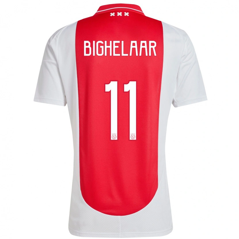 Danxen Herren Marjolijn Van Den Bighelaar #11 Rot Weiß Heimtrikot Trikot 2024/25 T-Shirt Schweiz